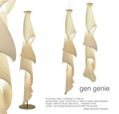 Gen Genie Pendant luminaire Alexandra Tsoukala